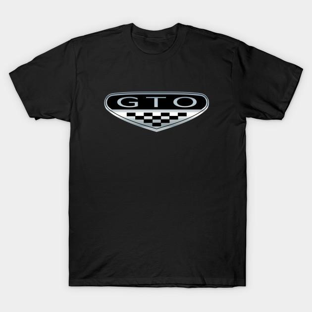 

Men Black Print T-shirt Pontiac Gto Emblem - Front No-Cut Transfer Paper Print Cotton Tshirt 4XL чорний
