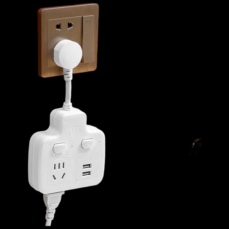 

Zhuochi Power Strip with Dual Switches CN plug (adapter included)
