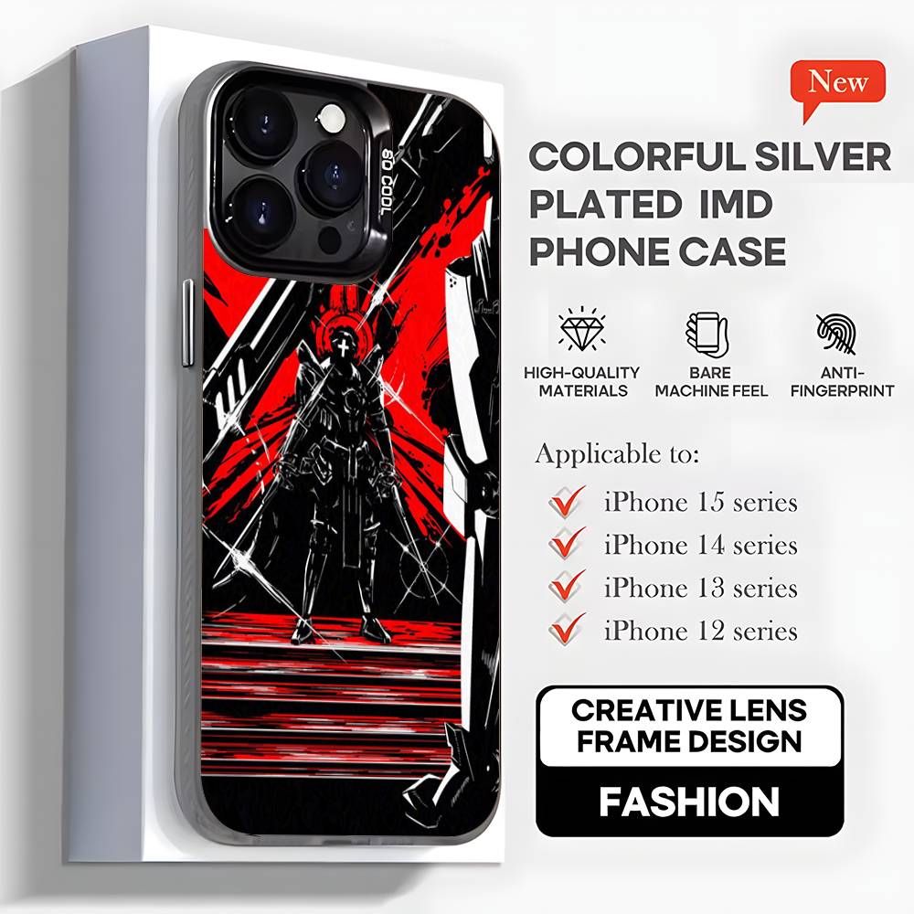 

U-Ultrakill Game Phone Case For iPhone 16,15,14,13,12,11,Mini,Pro,MAX,plus,Black Matte Shockproof Cover iPhone15
