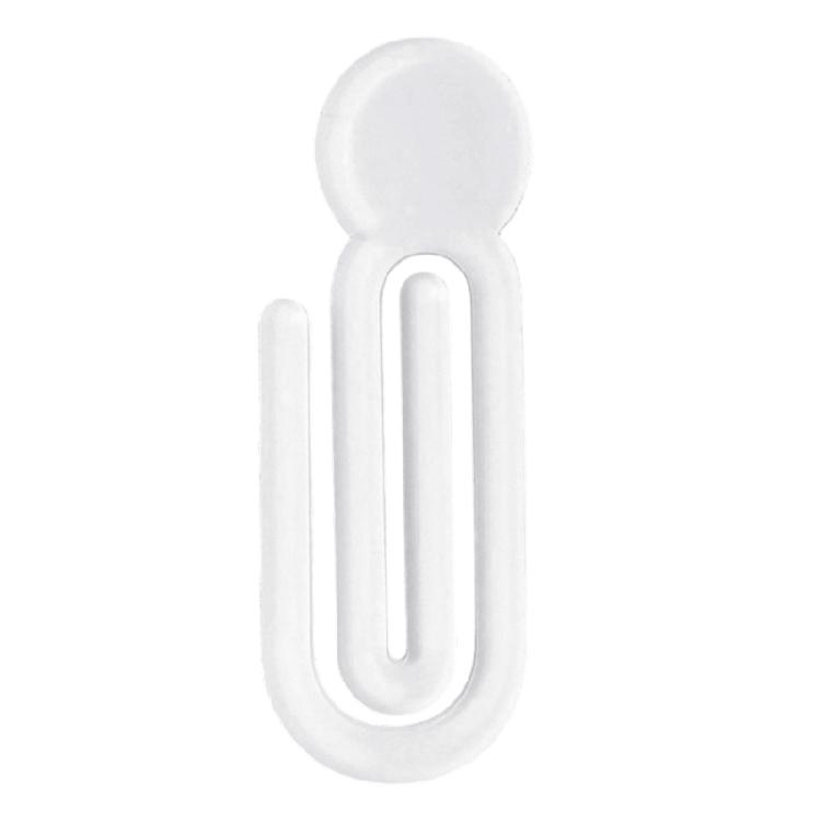 Creative Acrylic Paper Clips, Set Of 100 Multifunctional Book Sealing Clip Office School Document Craft Accessories