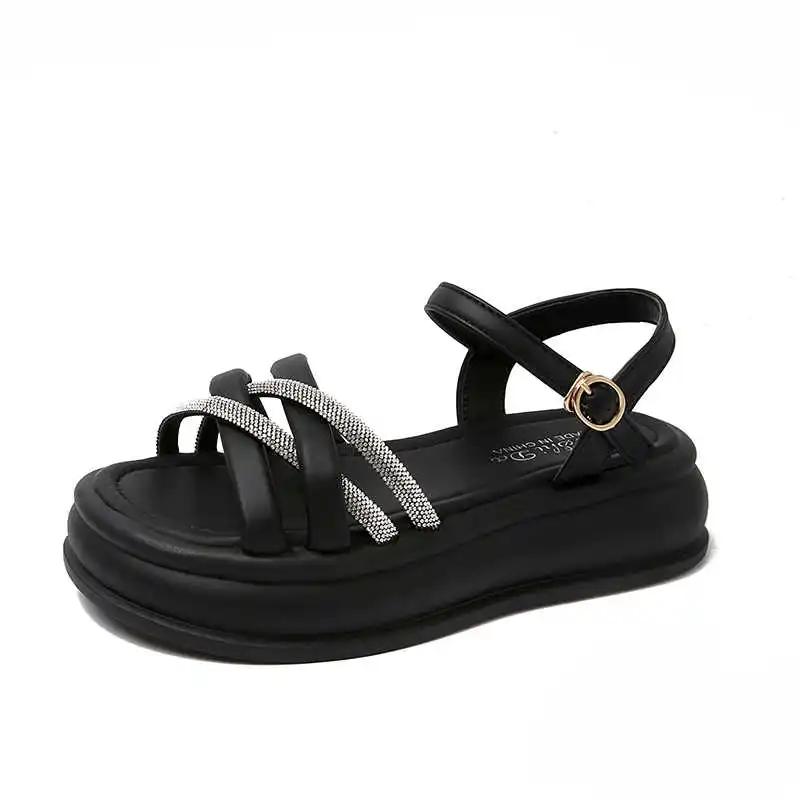 Fashion Round Tip Spring-autumn Beach Shoes For Water Rubber Slippers Husband Women's Casual Sandal Sneakers Sports Boti Deporte