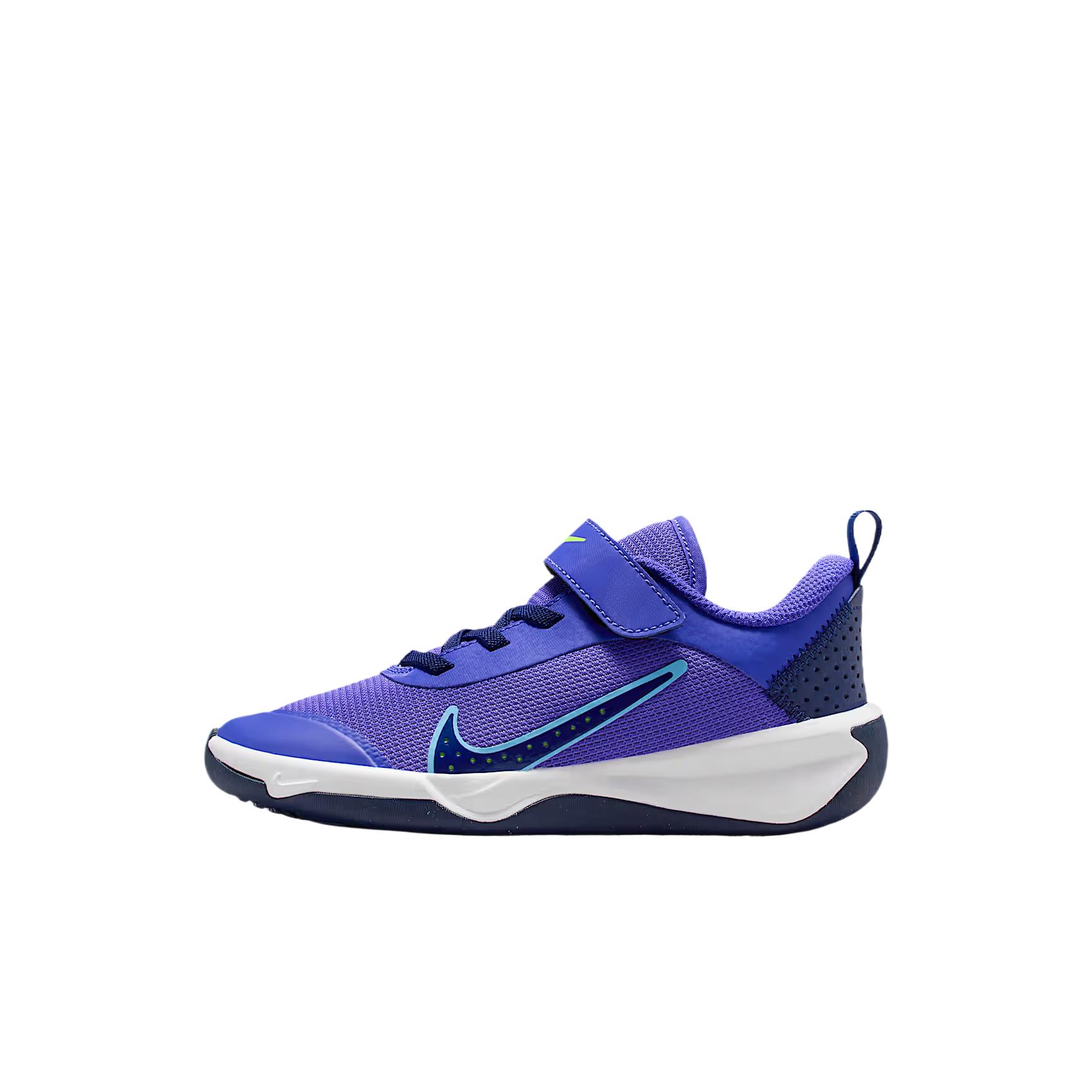 

Nike Omni Multi-Court PS Persian Violet Kids Sneakers Purple Blue-Void Volt DM9026-500 28