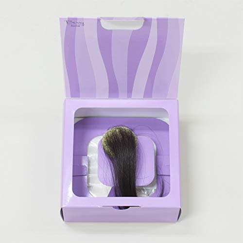 

Hair Loss Cover-Up Sheet (Natural Brown, K7) - Stick-On, Includes 1 Box (25 Sheets) of Double-Sided Skin Tape, Available in 3 Colors, Reusable, Can be