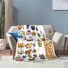 Creature In Stardew Valley Flannel Throw Fashion Blankets Cute Jimino Animals for Bedding Throws Knitted Fashion Blanket Car Warm Breathable
