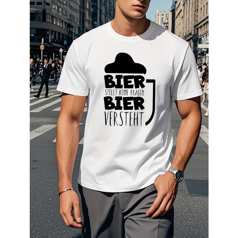 Fun German Men s Short Sleeve T-shirt Summer T-shirt Top S