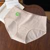 A-Grade Cotton Women's Antibacterial Seamless Briefs with Extended Gusset