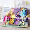 Little Pony (11) Personalized Text Blanket Multi-purpose Customizable Blanket Durable Comfort Perfect for Office Office Chair Livingroom Picnics