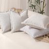 Decorative Pillowcase Cushion Cover Textured with Color Stitching for Couch or Living Room Sofa Bed Decoration