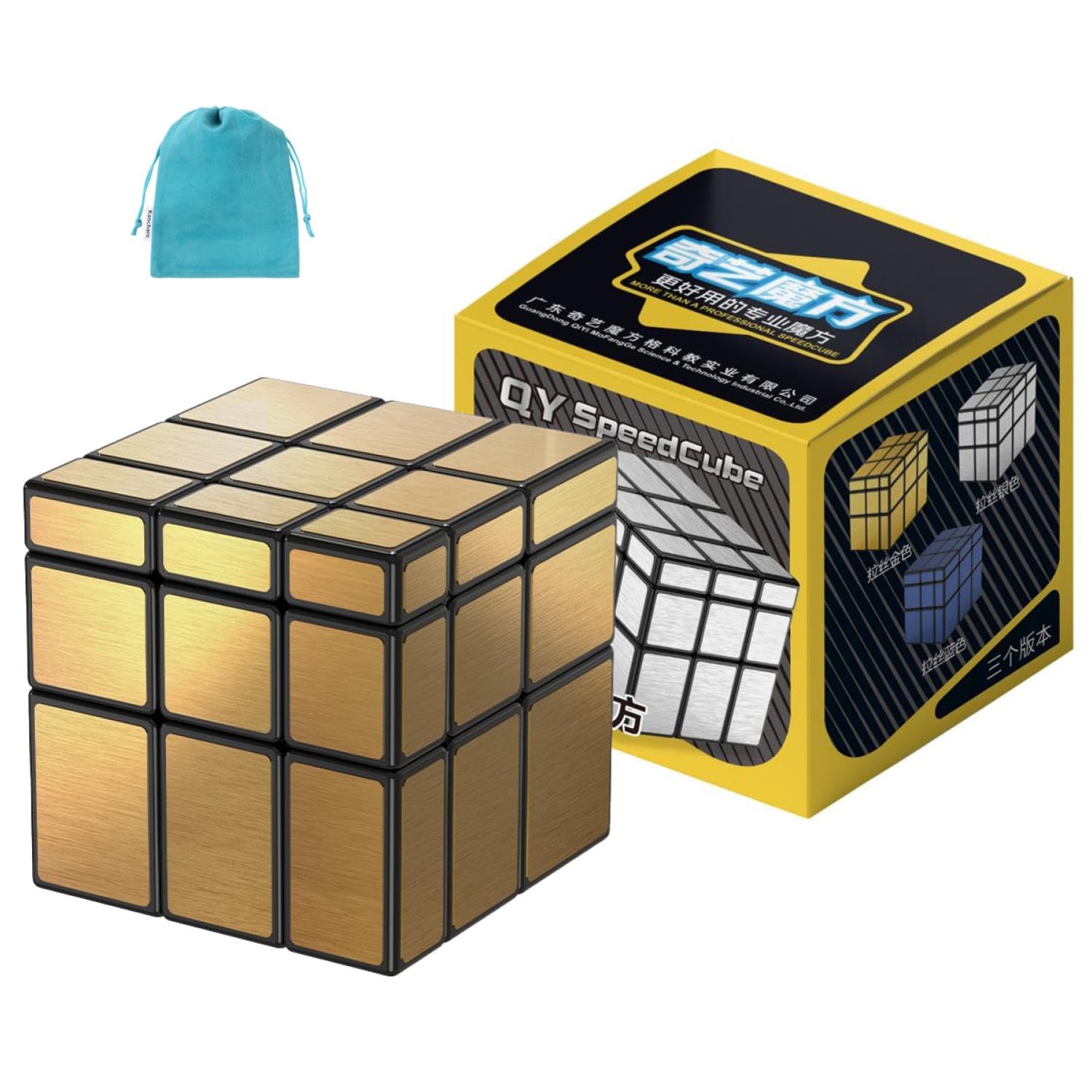 

QY Mirror S [Pouch IncludedAuthentic] Mirror Cube 3D Puzzle (Gold)