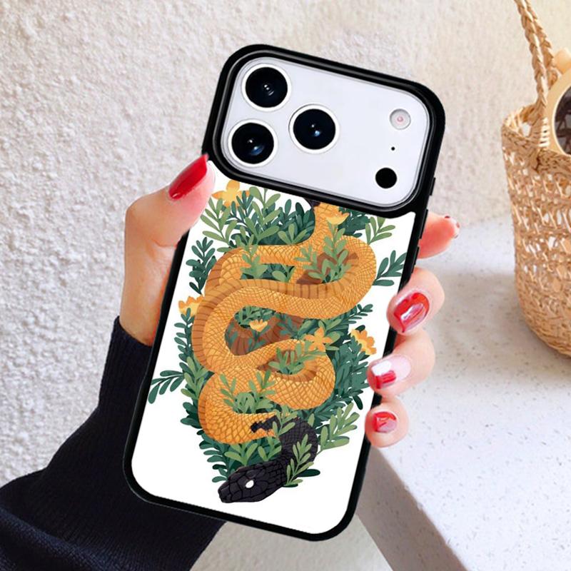 The Snake and Fern Phone Case For iPhone 17 Air 16 15 14 13 12 11 Pro Max Plus