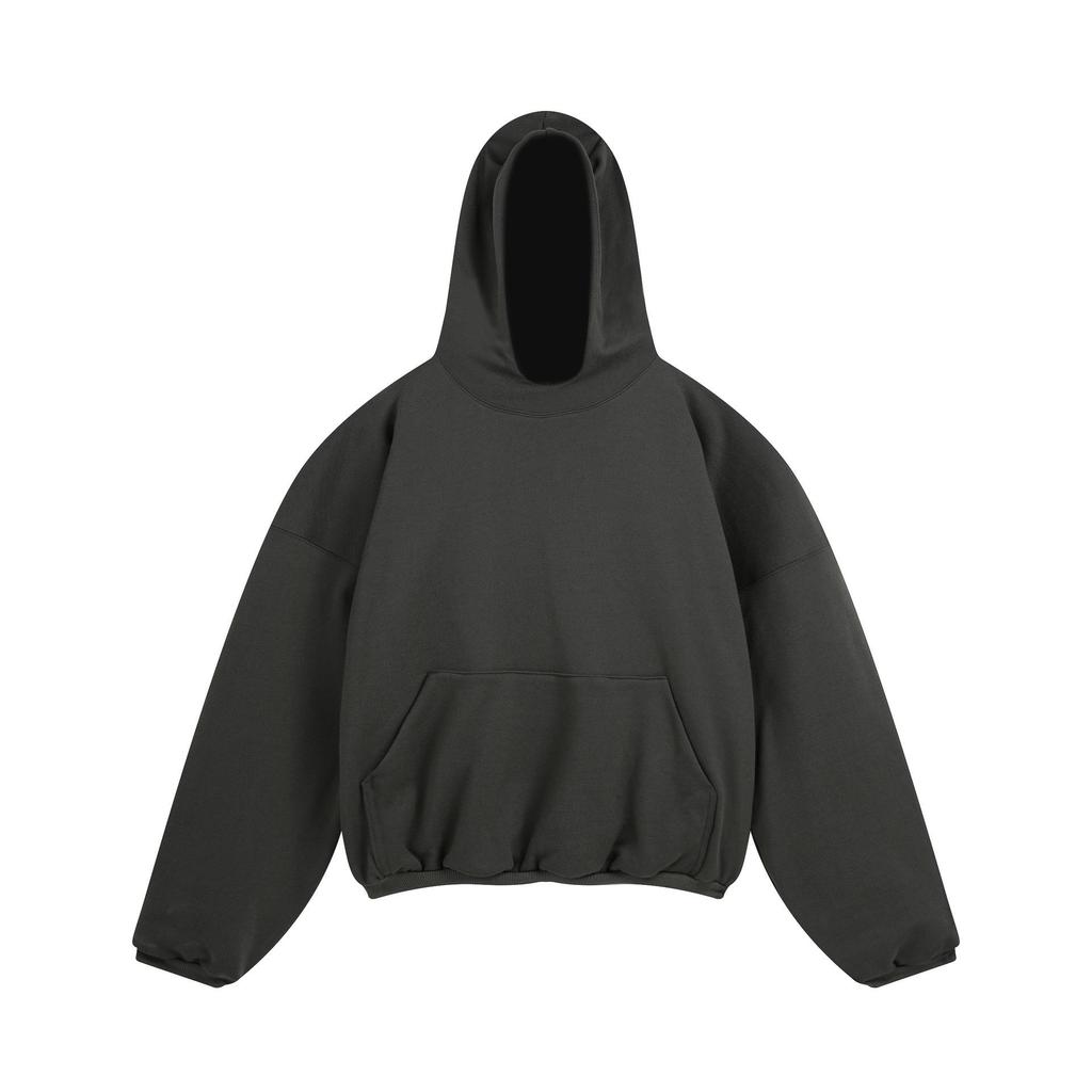 INS HYPE FIVE Kanye West Style Double-Layer Hooded Sweatshirt with Pigeon Print and Cotton Padding