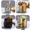 ZISIZ Thickened Stainless Steel Ice Bucket