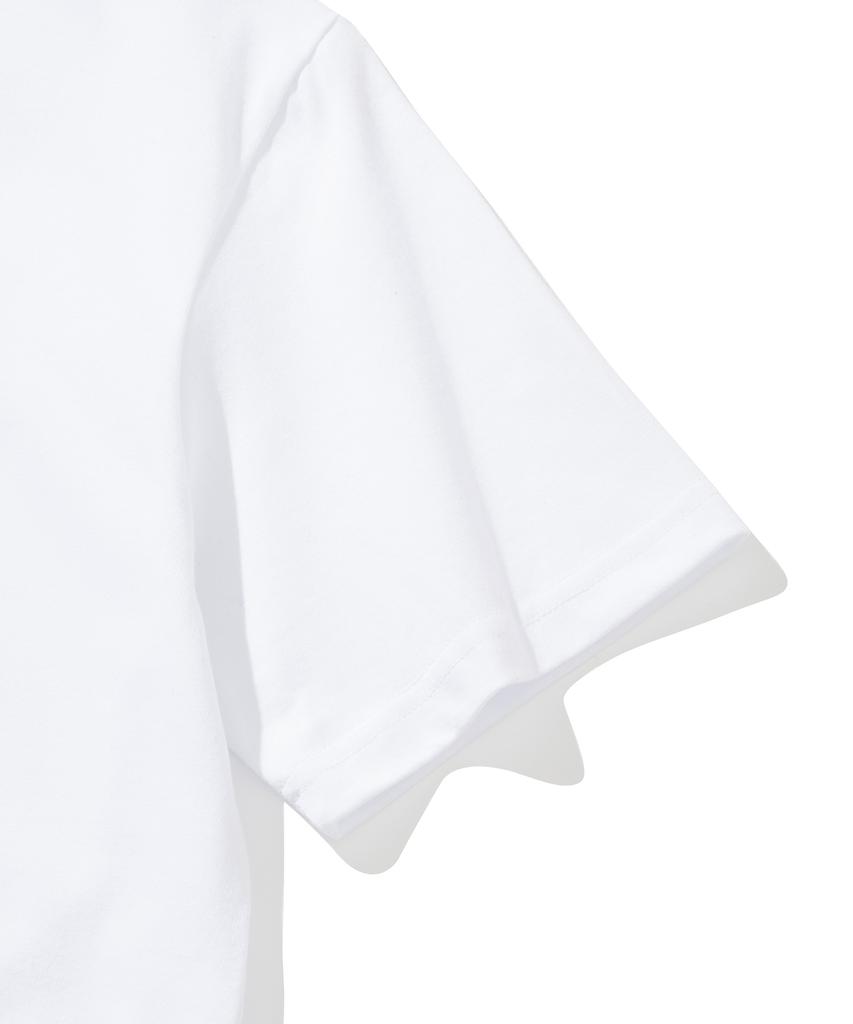 KNITTED Siyoming Logo T-Shirt White