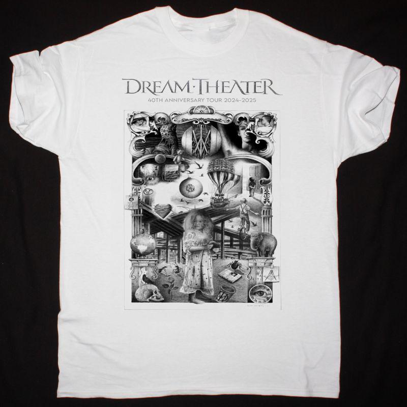 

Dream Theater 40Th Anniversary Tour 2024-2025 T-Shirt Unisex Tee S -5XL Unisex T-Shirt XL