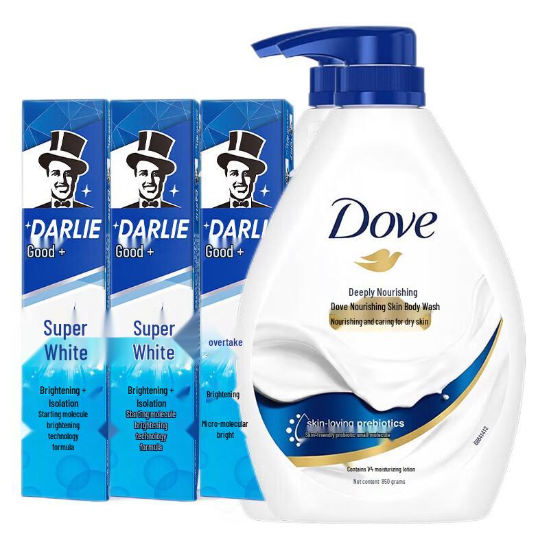 Hawley Toothpaste & Dove Shower Gel Value Pack