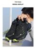 Steel Toe Breathable Fly-Knit Safety Shoes: Lightweight, Anti-Smash & Anti-Puncture with Convenient Rotary Fastening