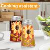 Grant Howard 39013 Hand Painted Tapered Salt and Pepper Shaker Set, Sunflowers, Yellow