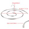 Round Spiral Quilt Sheets Hanger Home Storage Blanket Hanger Rotating Drying Rack Save Space Stainless Steel