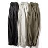 Men's Work Pants, New Spring and Autumn Style, Adjustable Cuffs, Loose Fit, Wide-Leg Pants with a Draping Feel, Trendy Streetwear Style