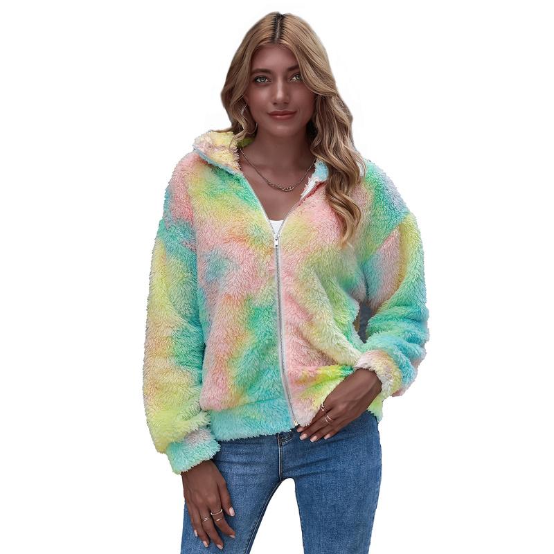 rainbow teddy bear jacket