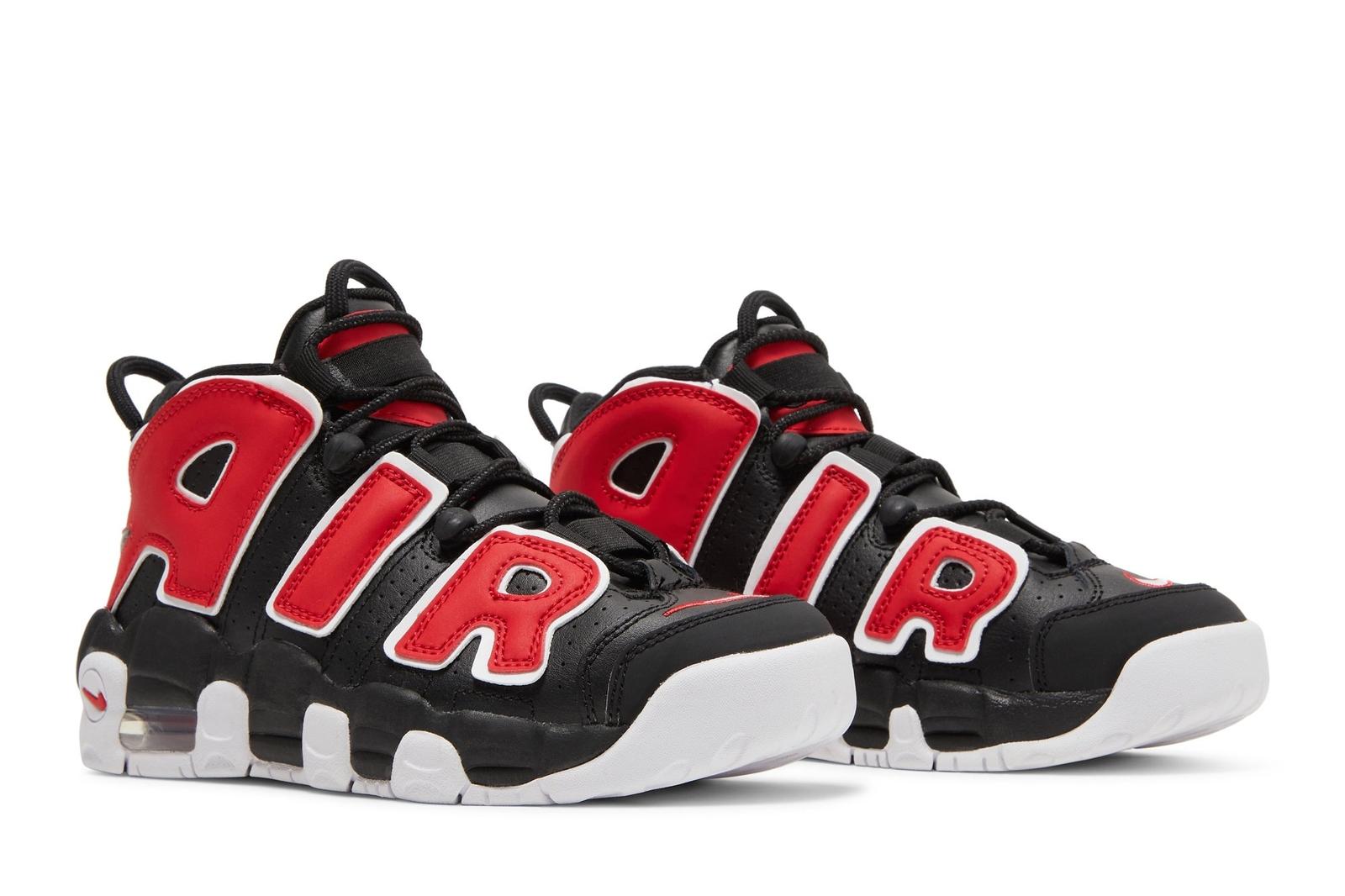 Nike Air More Uptempo GS Black University Red DM3190-001 38