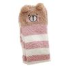 Kawaii Striped Over-knee High Socks Bear Cartoon Winter Stockings Women Hosiery Thigh High Calf Snow Scoks Kids