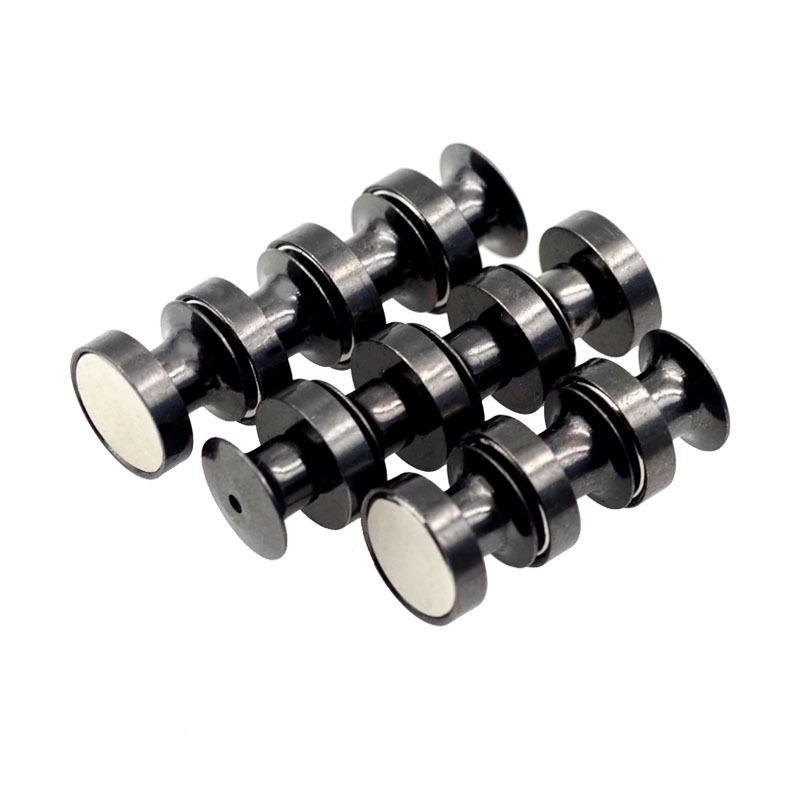 Luxury Metal Brooch-to-Magnet Converter: Strong Magnetic Badge for Refrigerator Convenience