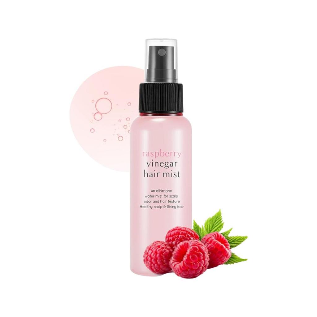 Apieu Hair Vinegar 200ml ( Raspberry , Mint ), Shampoo 500ml, Mist 100ml