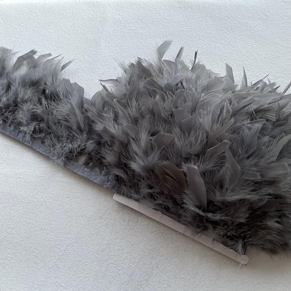 Marabou Feathers Trim 10yards 10-15cm Fringe Ribbon for Wedding Party Clothing Dress Decoration Accessories Sewing Plumes