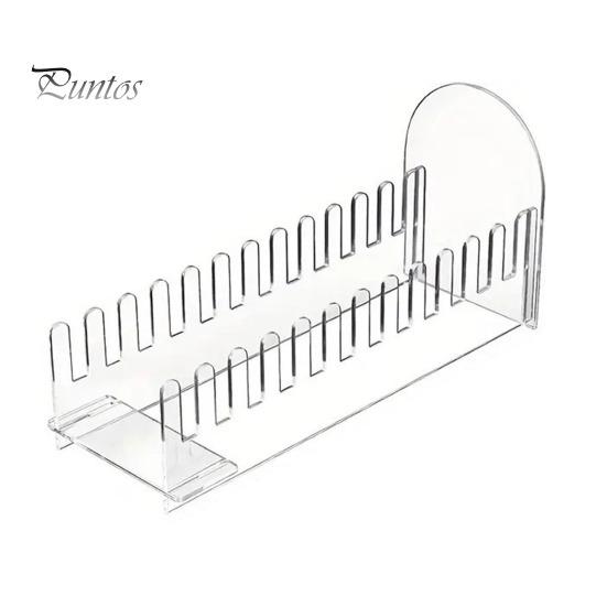 1/2/3 Pcs 12 Tier Greeting Card Display Stand Acrylic Postcard Booth Art Display Rack Bookmark Storage Holder for Retail Counter Desk Tabletop