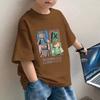 Boys Summer Cotton Short Sleeve T Shirt Minecraft Print