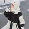 3Pcs/Set Solid Color Winter Pullover Hat Coldproof Ear Protection Caps  Streetwear
