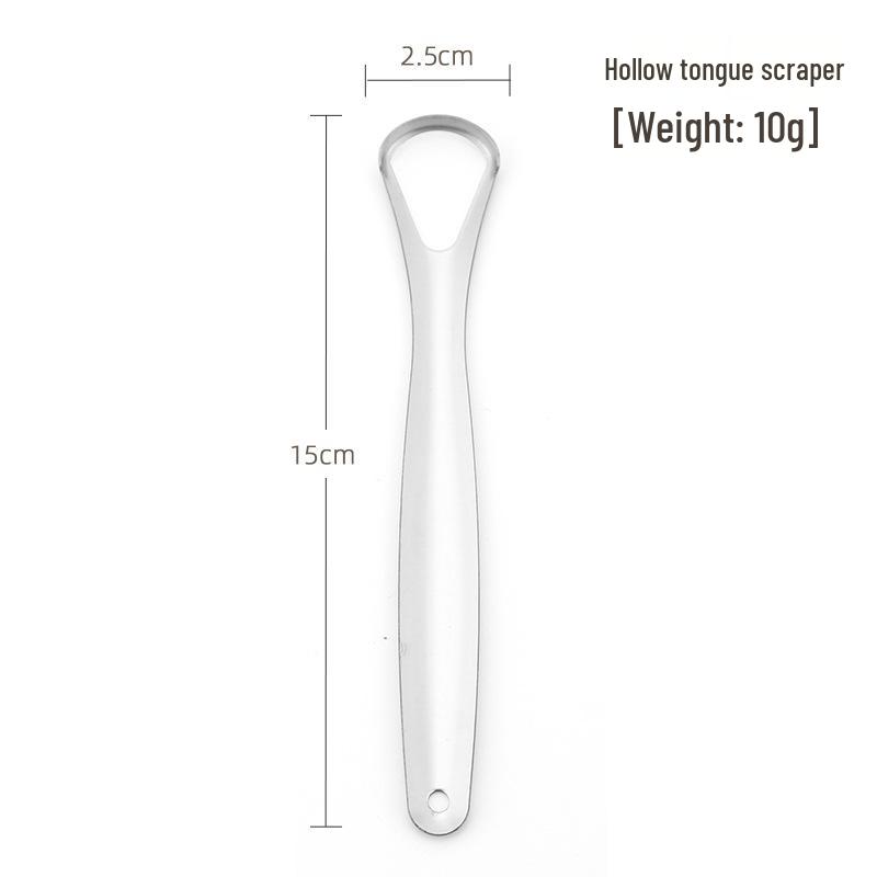 Stainless Steel Double-Sided U-Shaped Tongue Scraper & Cleaner