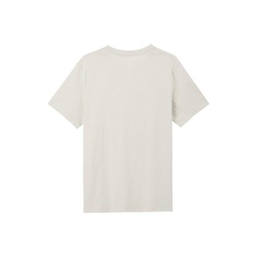 Herren Weißes atmungsaktives Kurzarm-T-Shirt mit gesticktem Nike-Logo
