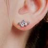 [Worn by StayC Se-eun, Yoo Ji-ae, and Wooyeon] 14kgf Blossom Pearl Cubic Earrings Silver 925 Cser0001