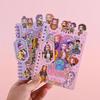 1/4psc K-POP Demon Hunters 3-in-1 Coil Notebook Stickers DIY Journal Material Phone Case Decor Stickers Stationery Gift for Fans