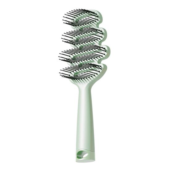 Kids Vented Hair Brush with Ergonomic Handle, Blow Fast Drying Scalp Massage Brush, Detangling Brush for Long Thick Curly Wet Hair