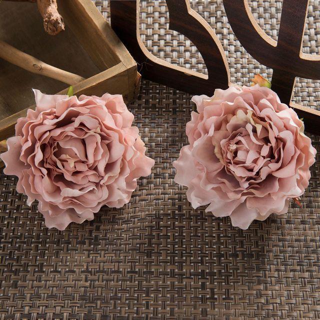 

Искусственные цветы шелк масляная ткань пион рождественский венок для дома улицы сада фестиваля свадьбы букет невесты сделай сам подарок горячие продажи 5pcs