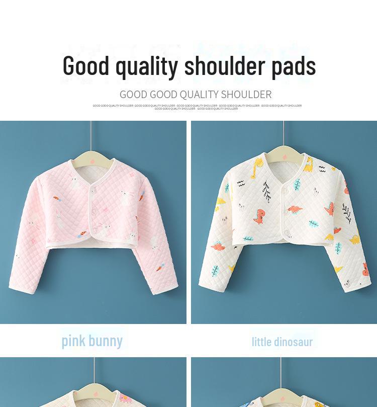 Baby Shoulder Guard: Warm Velvet Arm & Waistcoat for Autumn/Winter