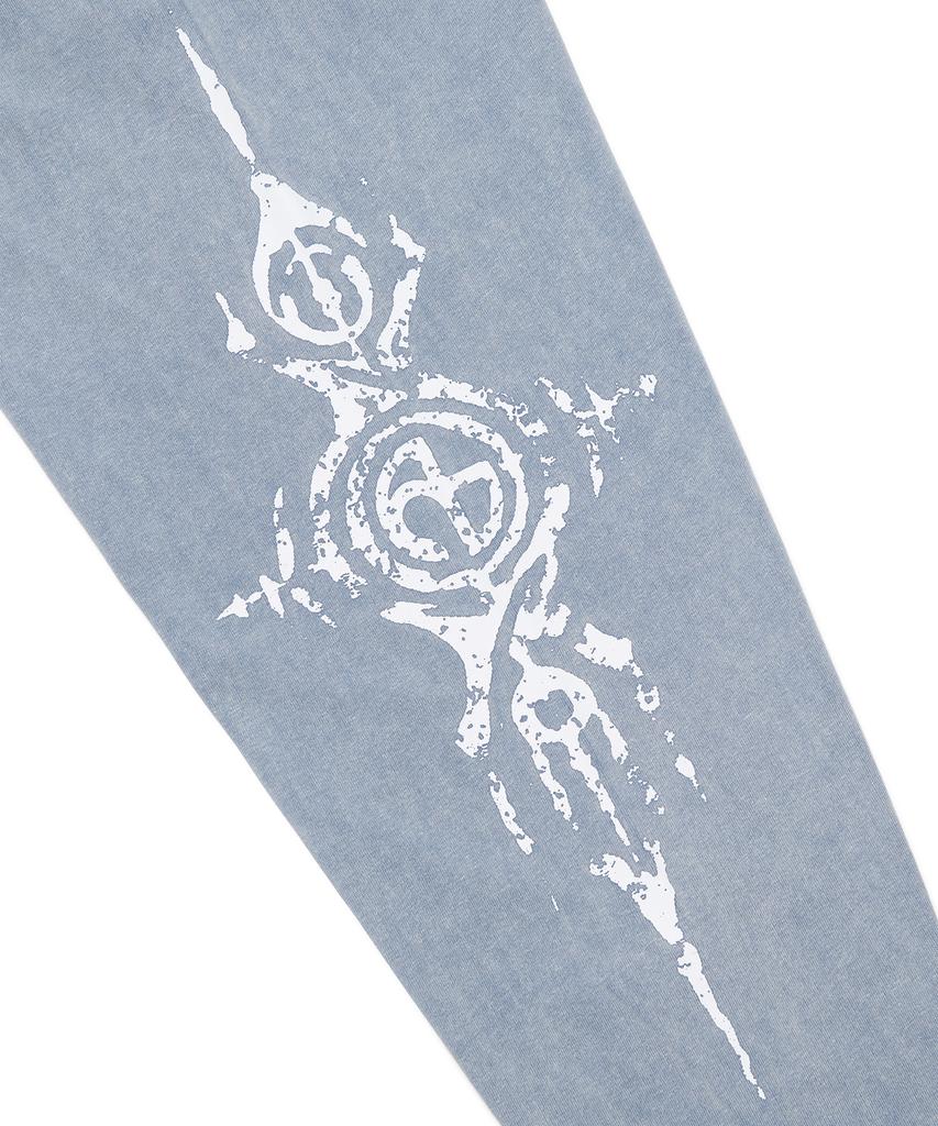 Nomaenyueol S.G Washed Long Sleeve Tee - Washed Blue