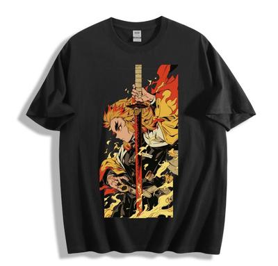 HEISS HEISS !!!! Demon Slayer Flame Hashira T-Shirt - Kühnes Anime Unisex T-Shirt