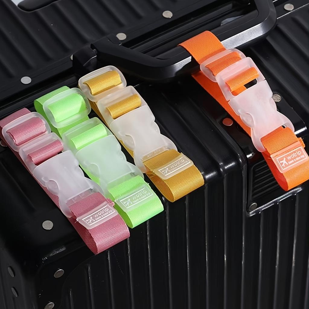 Colorful Luggage Strap, Travel Adjustable Luggage Safety Belt with Release Buckle, Luggage Travel Accessories, Easy to Carry