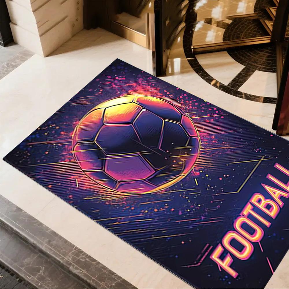 1pc soccer ball rug home carpet design for office decor gift living room bedroom