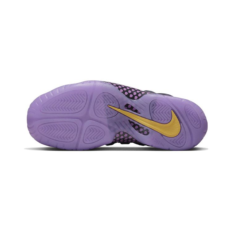 Nike Little Posite One GS Cave Purple Kids Sneakers Black Vivid-Purple Saturn-Gold DQ6210-500
