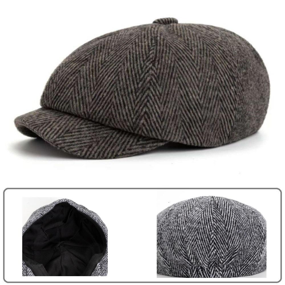 Men s Newsboy Flat Cap 100% Cotton Gatsby Ivy Golf Cabbie Hat