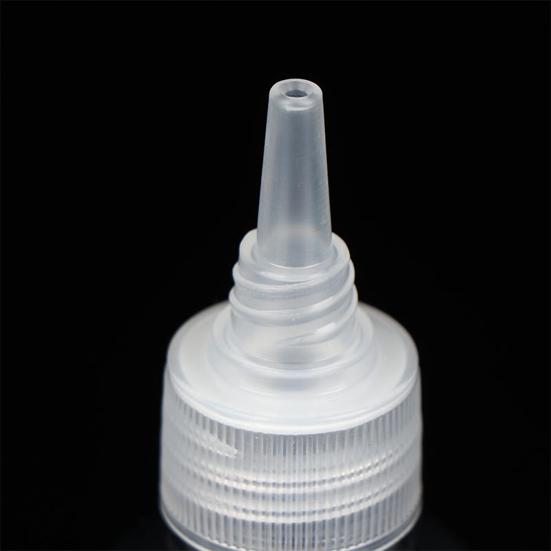 3-100 ml Leere Tropfflasche Transparentes Plastik Nachfüllbar Düsentropfer mit Kappe Quetschflasche Tattoo-Pigment-Tintenbehälter