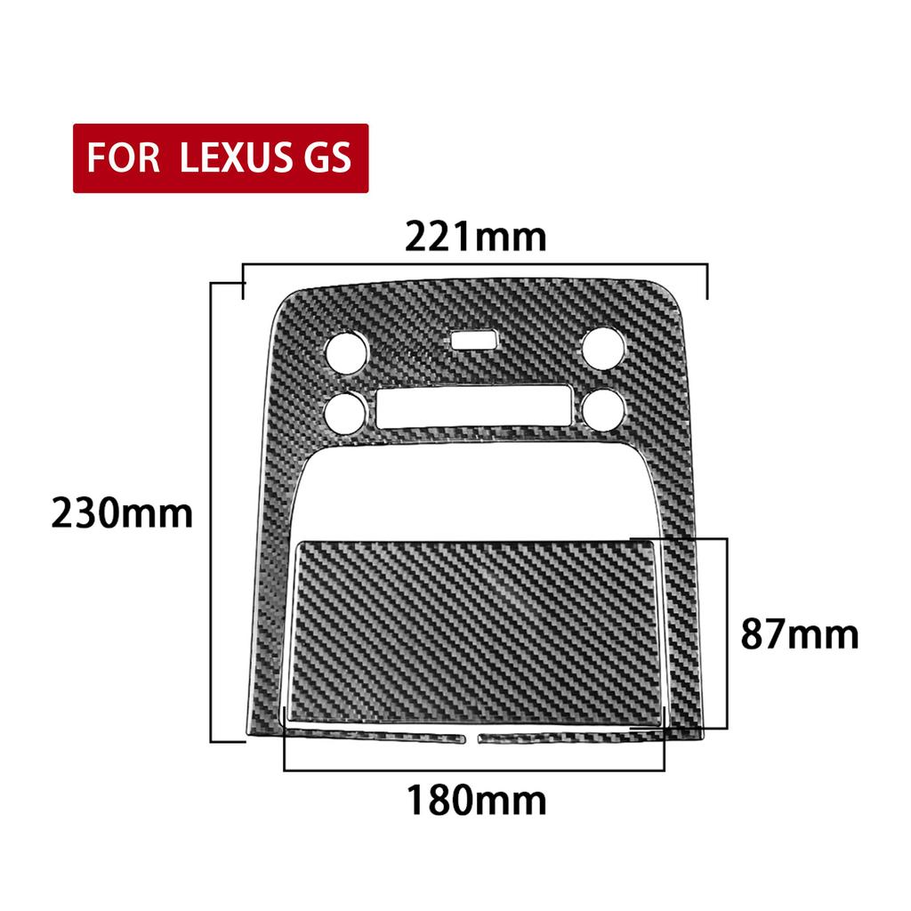 Carbon Fiber Car Accessories Reading Light Panel Modified Interior Trim Cover Soft Sticker For Lexus GS 2006 2007 2008 2009-2011