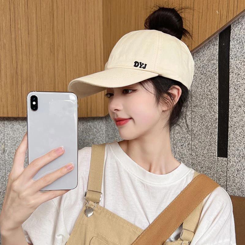 Summer High Ponytail Baseball Cap Women Casual Sports Running Snapback Hat Unisex Outdoor Camping Travel Sun Visor Hats
