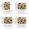 Leopard-patterned Sunflower Clear Earphone Cases Cover Case For Airpods 3 Pro Pro3 Pro2 4 1 2
