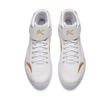 Anta KT3 Dämpfung Rutschfest High-Top Basketballschuhe Herren Weiß Gold 112531611U-1
